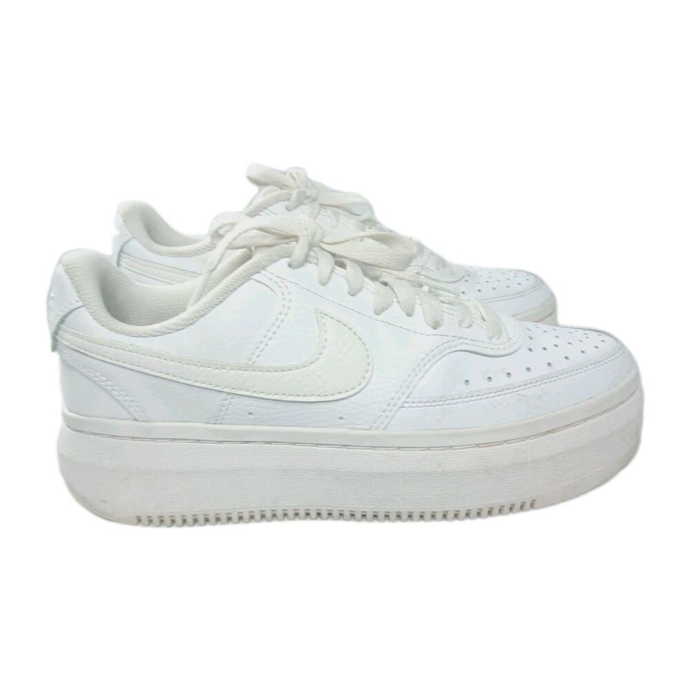 Nike Court Vision Alta Shoes Women's Size 8 White - DM0113-100